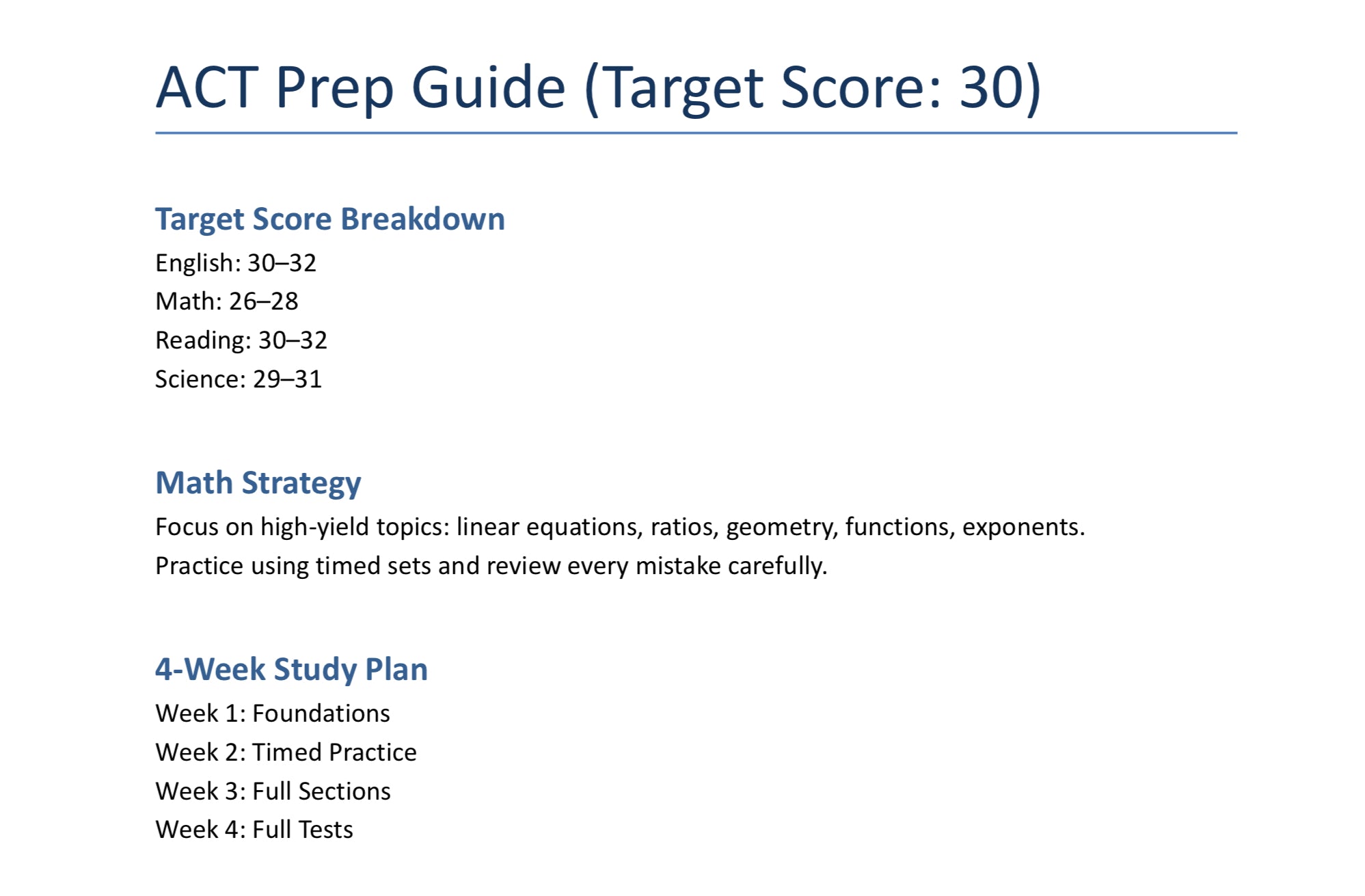 ACT Prep Mastery: Complete Guide to Reading, English, and Science